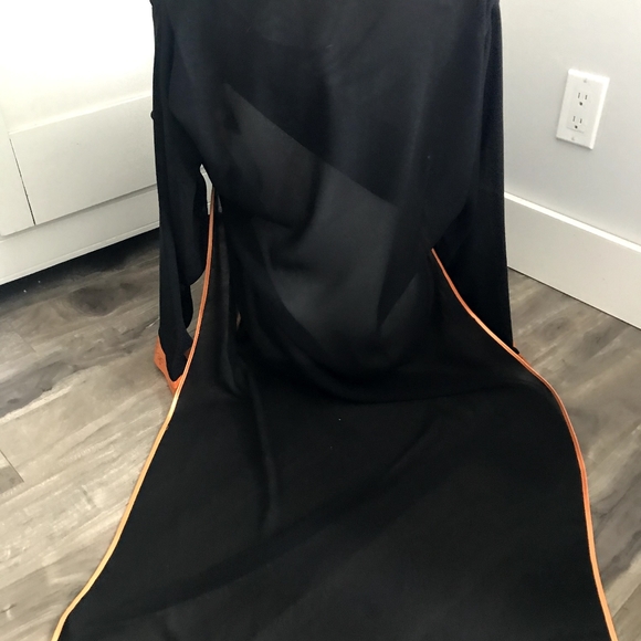 Breezy Silk Sheer Embroidered Robe Women's Size XL - Picture 2 of 6